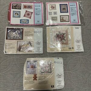 The Creative Circle Vintage Needlepoint Kits Bundle